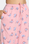 Rosaline Purrfect Dreams Knit Cotton Pyjama Set - Tickled Pink — thumbnail 6